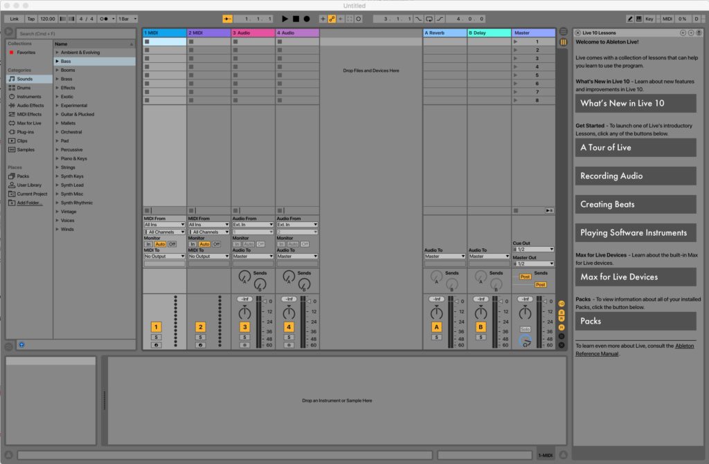 ableton blank project file