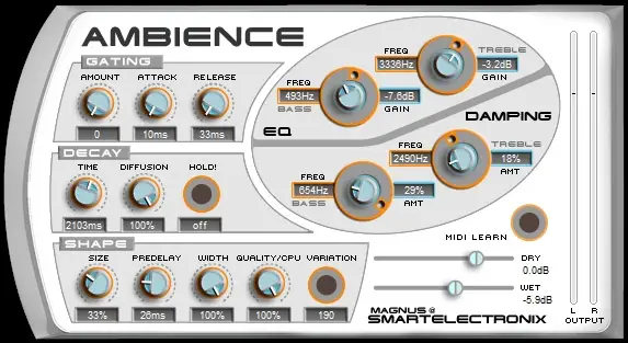 Best free reverb effect plugin - Ambience