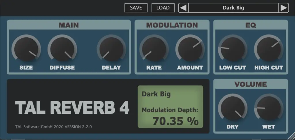 tal reverb: best free vst plugins 2020