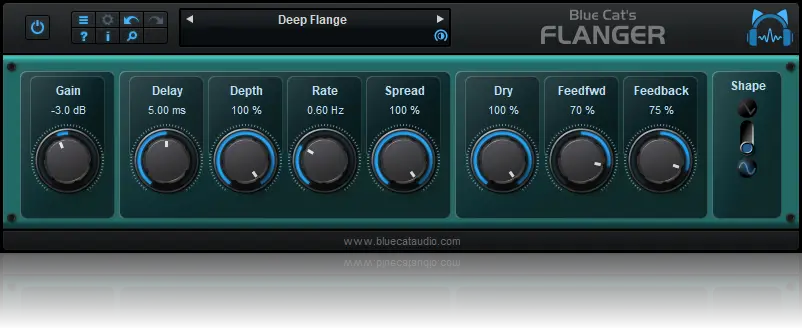 BLUE CAT flanger - best free vst plugins 2020