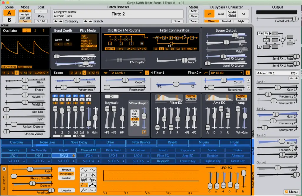 Surge - free VST plugin for Ableton, FL Studio, Logic