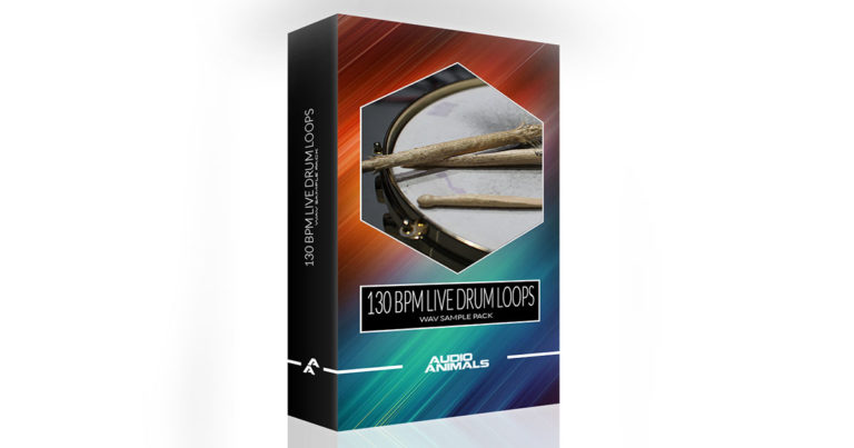 Audio Animals – 130 BPM Live Drum Loops