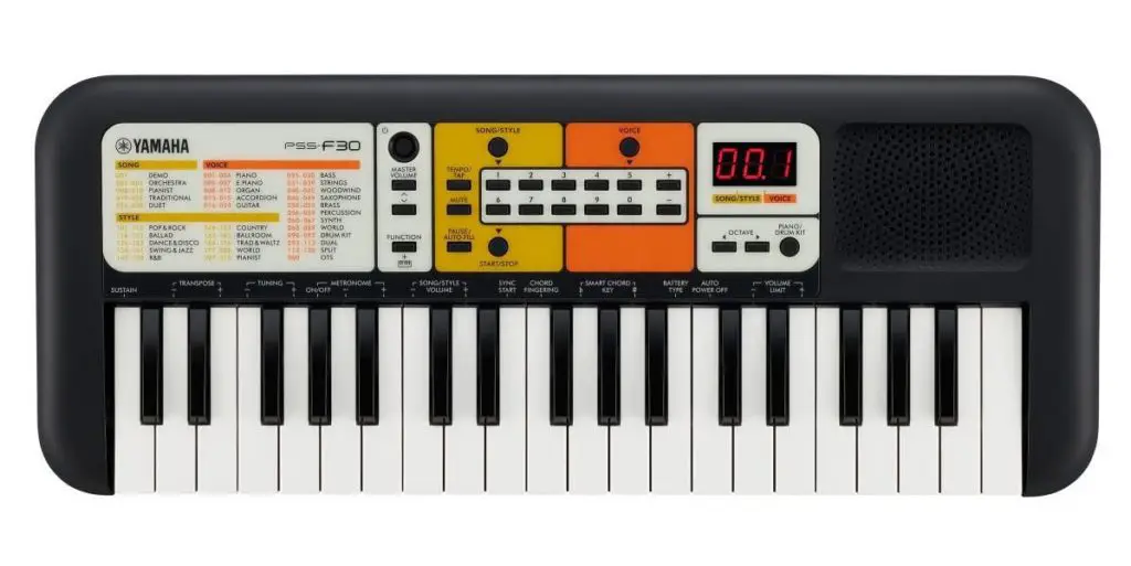 best keyboard to learn on - Yamaha PSS-F30 - Portable Keyboard