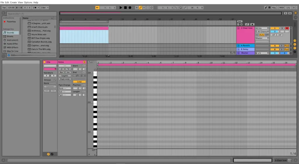 How to use ableton: highlight midi clip 2