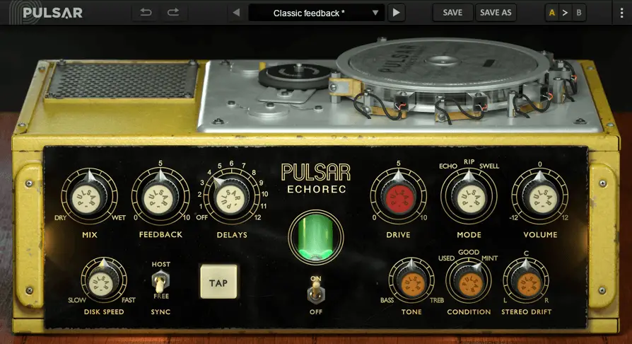 Best delay vst plugins 2020: Pulsar Audio echorec