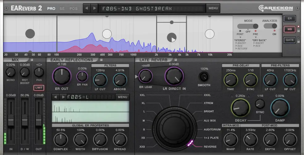 best reverb vst plugins 2020 Eareverb 2