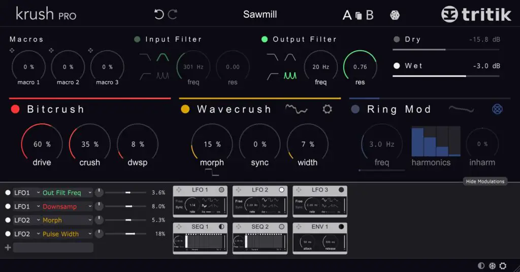 KrushPro Review 2020 - Modulation Matrix