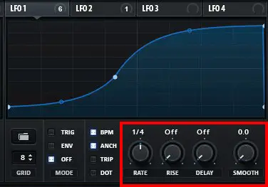 Serum tutorial LFO parameters