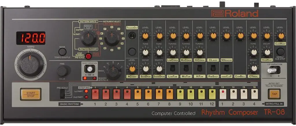 best drum machines 2020: roland tr-08