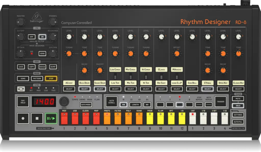 best drum machines 2020: Behringer RD-8