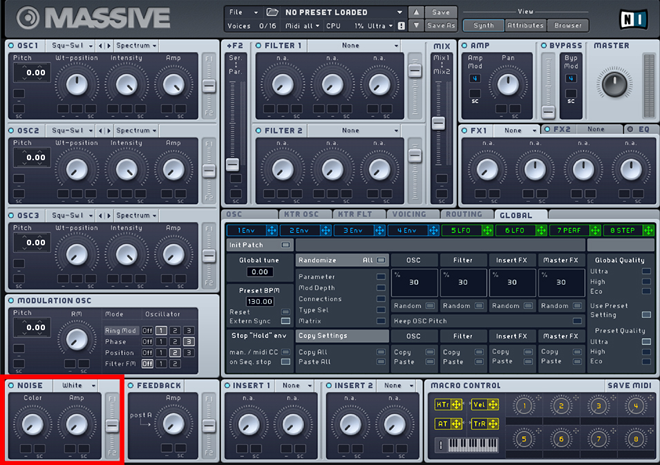 how to use Massive: Noise