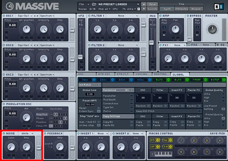 how to use Massive: Noise