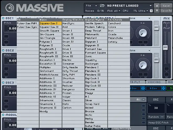 Wavetables