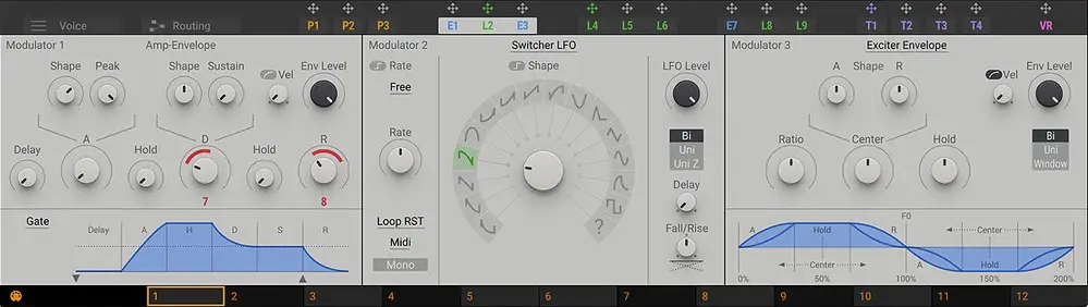 Massive X: Modulation section