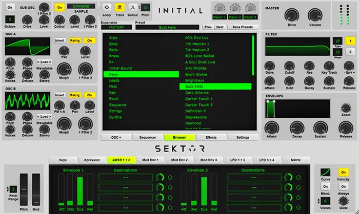 Best Synth VST Plugins 2021: Sektor