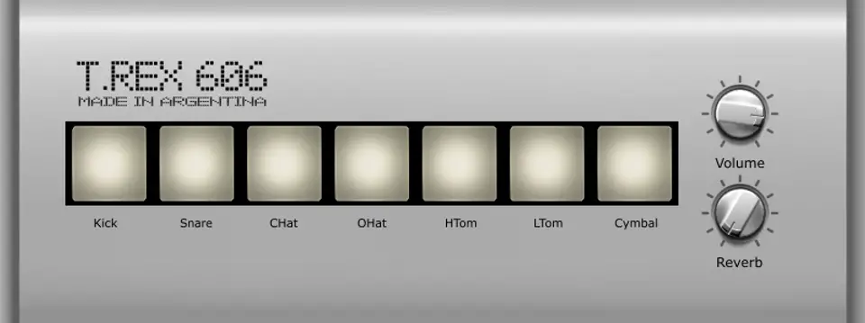 Best FREE Drum VST Plugins T.REX 606