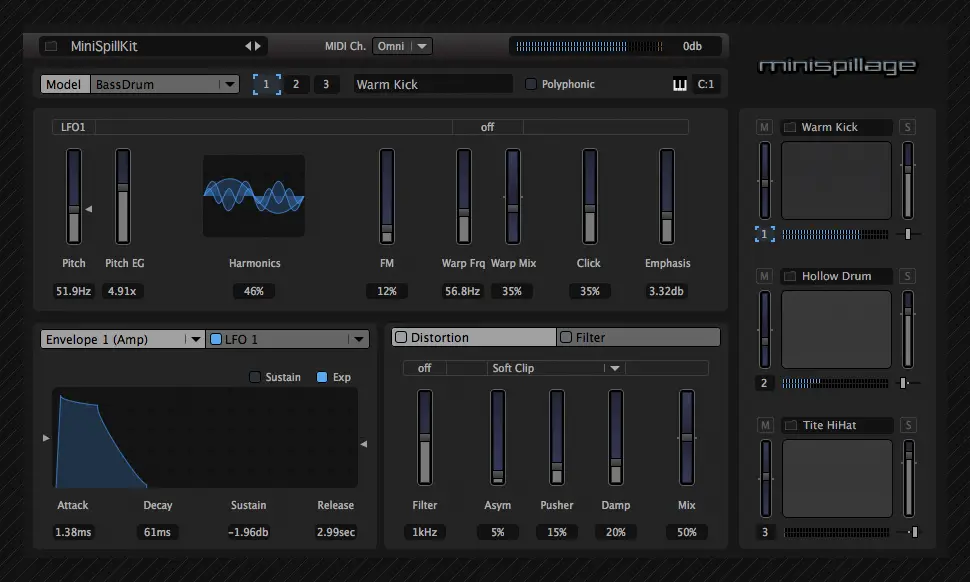 Best FREE Drum VST Plugins: minispillage