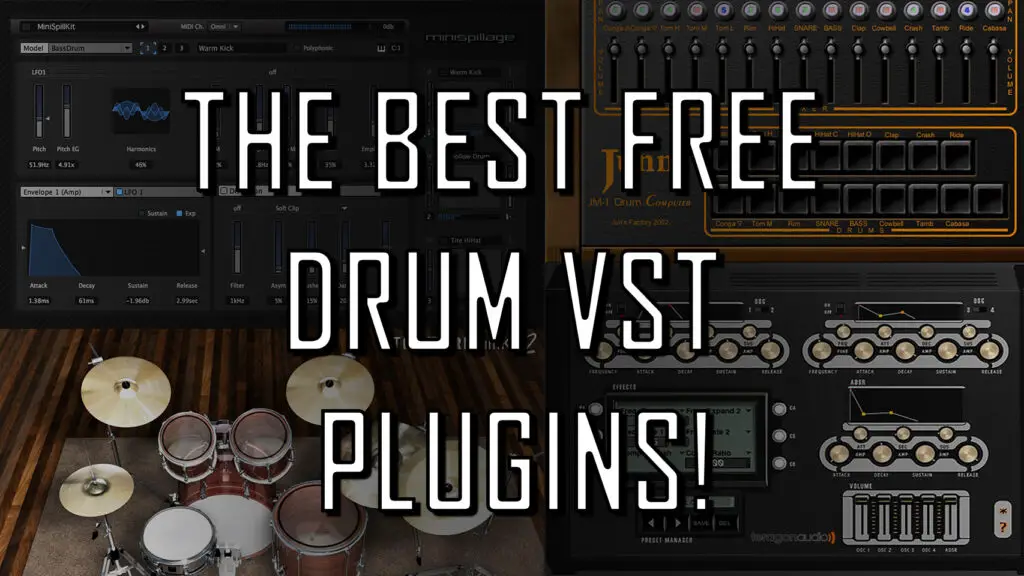 Best FREE Drum VST Plugins: Cover Image