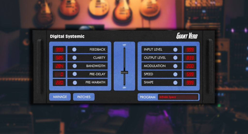Giant Verb - A FREE Reverb Plugin From Digital Systemic Emulations