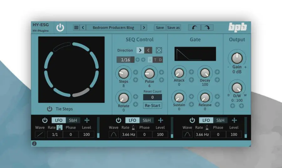 HY-Plugins Release HY-ESG - A FREE Euclidean Sequencer Gate Plugin