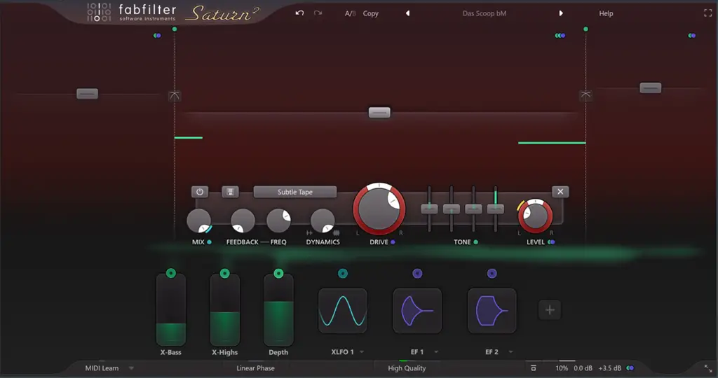 FabFilter Saturn 2 Review - Modulation