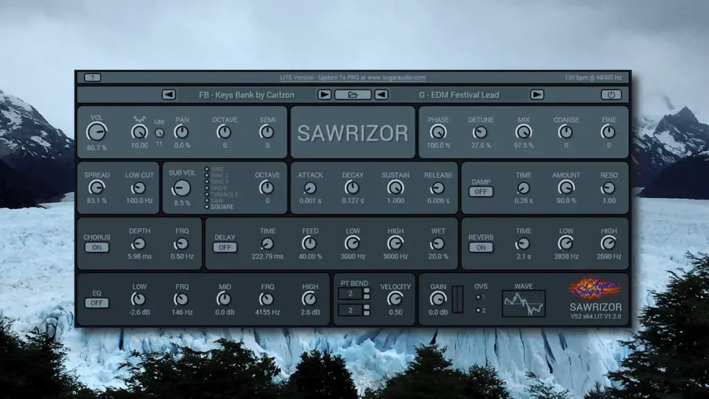 Sawrizor - A FREE Synth VST Plugin from Sugar Audio