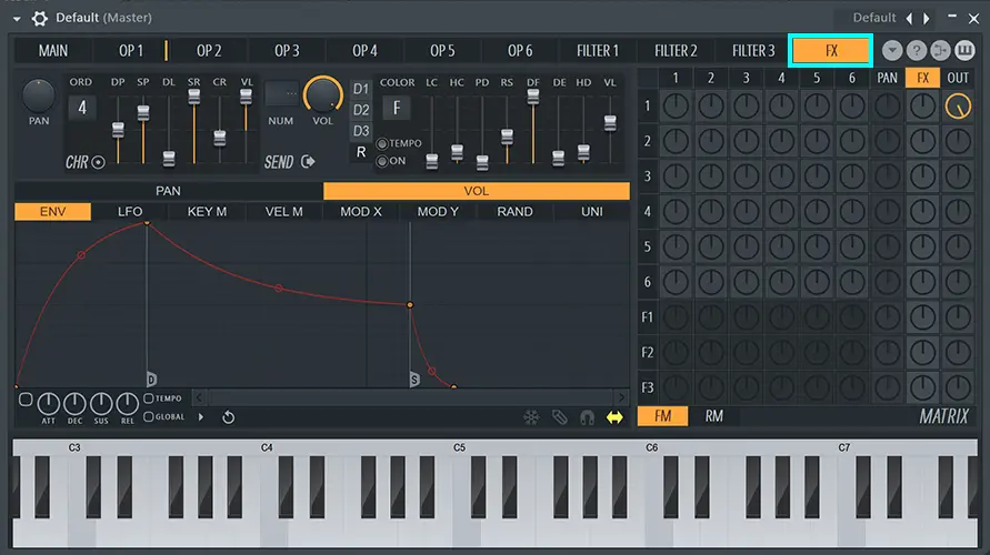 Sytrus tutorial: FX