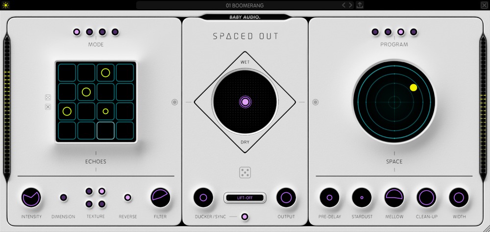 Spaced Out reverb plugin