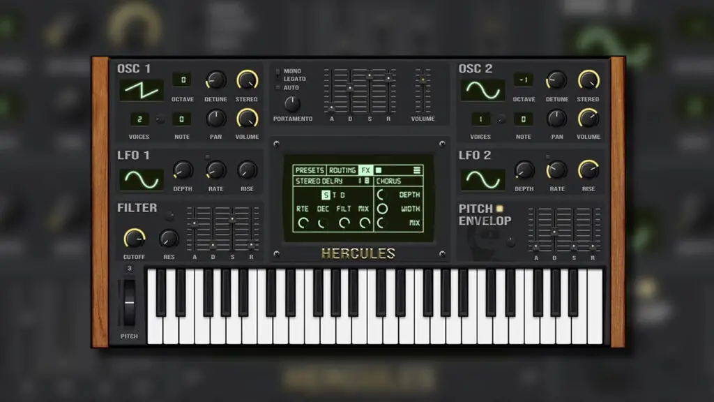 Fruitymasterz Hercules V2 - A FREE VST Synthesizer