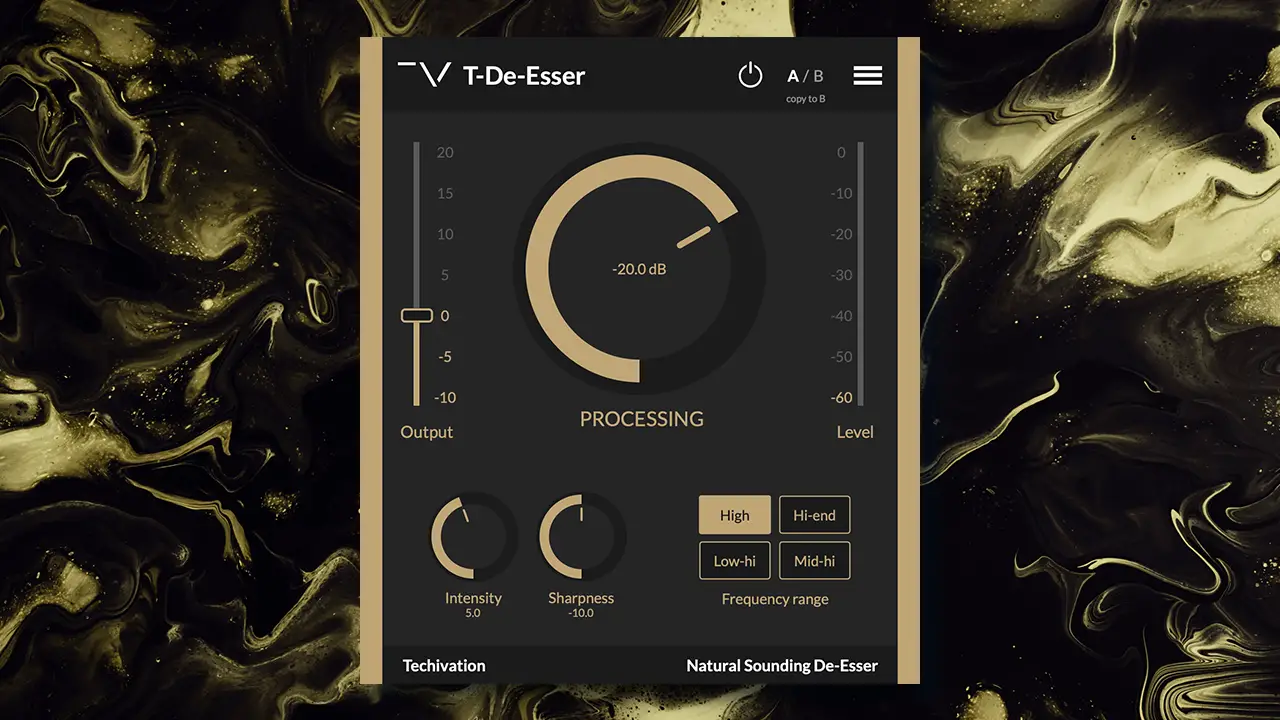 Techivation Releases TDeEsser A FREE DeEsser Plugin! Producer Sphere