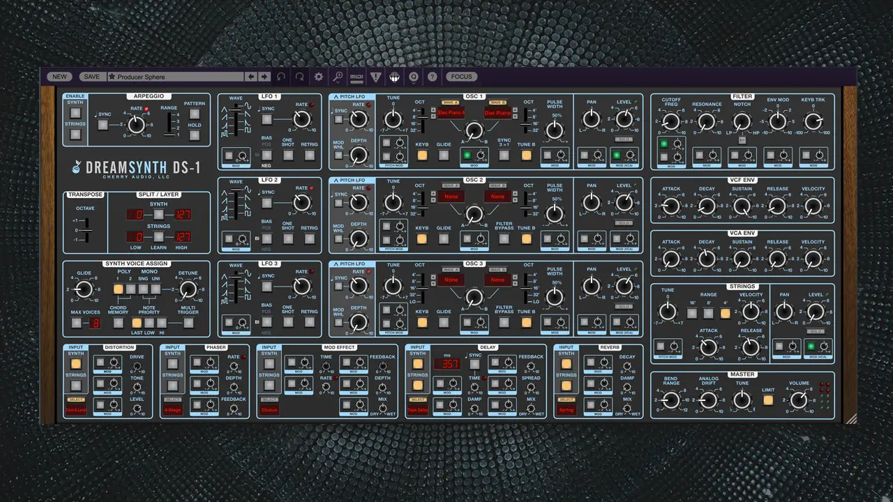Cherry Audio Dreamsynth HONEST Plugin Review Producer Sphere